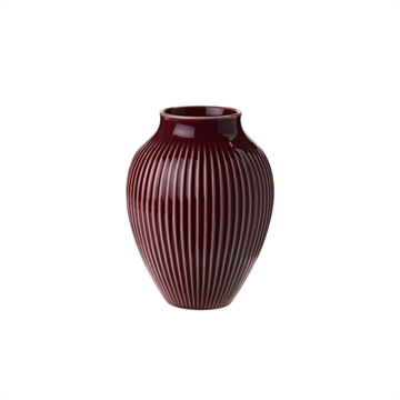 Knabstrup Vase Ripple Berry